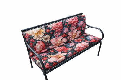 Poduszka ogrodowa wodoodporna na ławkę huśtawkę BERTONI Lilly 120x40+40, zdejmowany pokrowiec