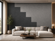 ARCO FeltWall Panel Akustyczny Filcowy Prostokąt Czarny 37 × 74 cm Samoprzylepny - 4
