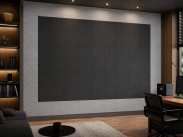 ARCO FeltWall Panel Akustyczny Filcowy Prostokąt Czarny 37 × 74 cm Samoprzylepny - 12