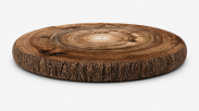 Poduszka na krzesło E-Ring Kempas 37 cm – wygodna, okrągła, 3 cm, zdejmowany pokrowiec - 2