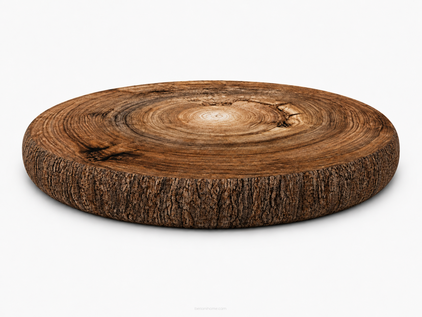 Poduszka na krzesło E-Ring Kempas 37 cm – wygodna, okrągła, 3 cm, zdejmowany pokrowiec