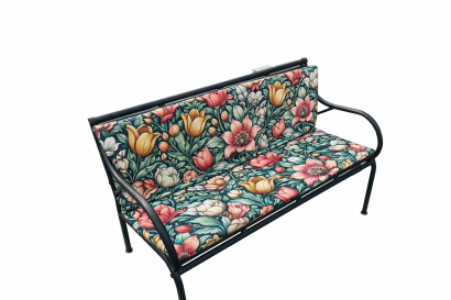 Poduszka ogrodowa wodoodporna na ławkę huśtawkę BERTONI Zoe 120x40+40, zdejmowany pokrowiec