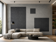 ARCO FeltWall Panel Akustyczny Filcowy Kwadratowy Biały 74 × 74 cm Samoprzylepny - 11