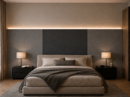 ARCO FeltWall Panel Akustyczny Filcowy Kwadratowy Czarny 74 × 74 cm Samoprzylepny - 13