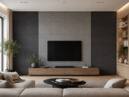 ARCO FeltWall Panel Akustyczny Filcowy Kwadratowy Czarny 74 × 74 cm Samoprzylepny - 6