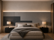 ARCO FeltWall Panel Akustyczny Filcowy Kwadratowy Szary 74 × 74 cm Samoprzylepny - 22