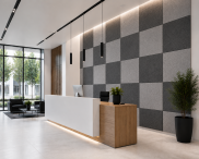 ARCO FeltWall Panel Akustyczny Filcowy Kwadratowy Szary 74 × 74 cm Samoprzylepny - 7